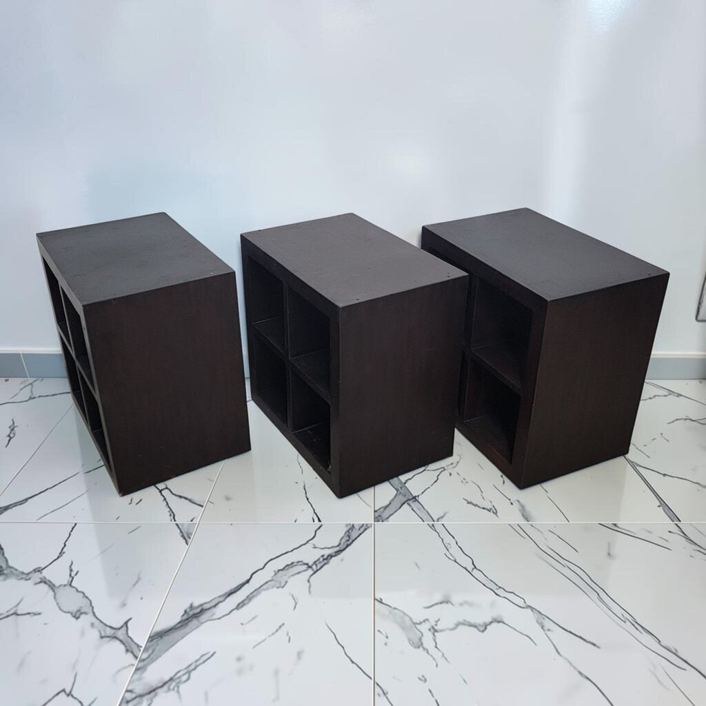 8720 - 8721 Espresso 4 Cubby Shelf
