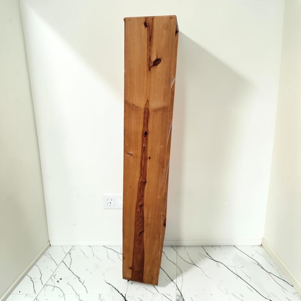 8727 Rustic Solid Pine Five-Tier Open #Bookcase