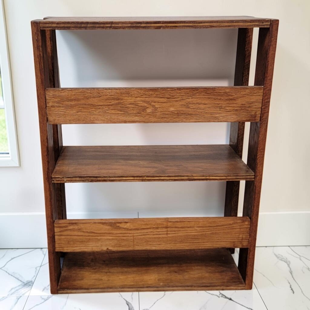 8732 Handmade Pine Three- Tier Shelf Unit