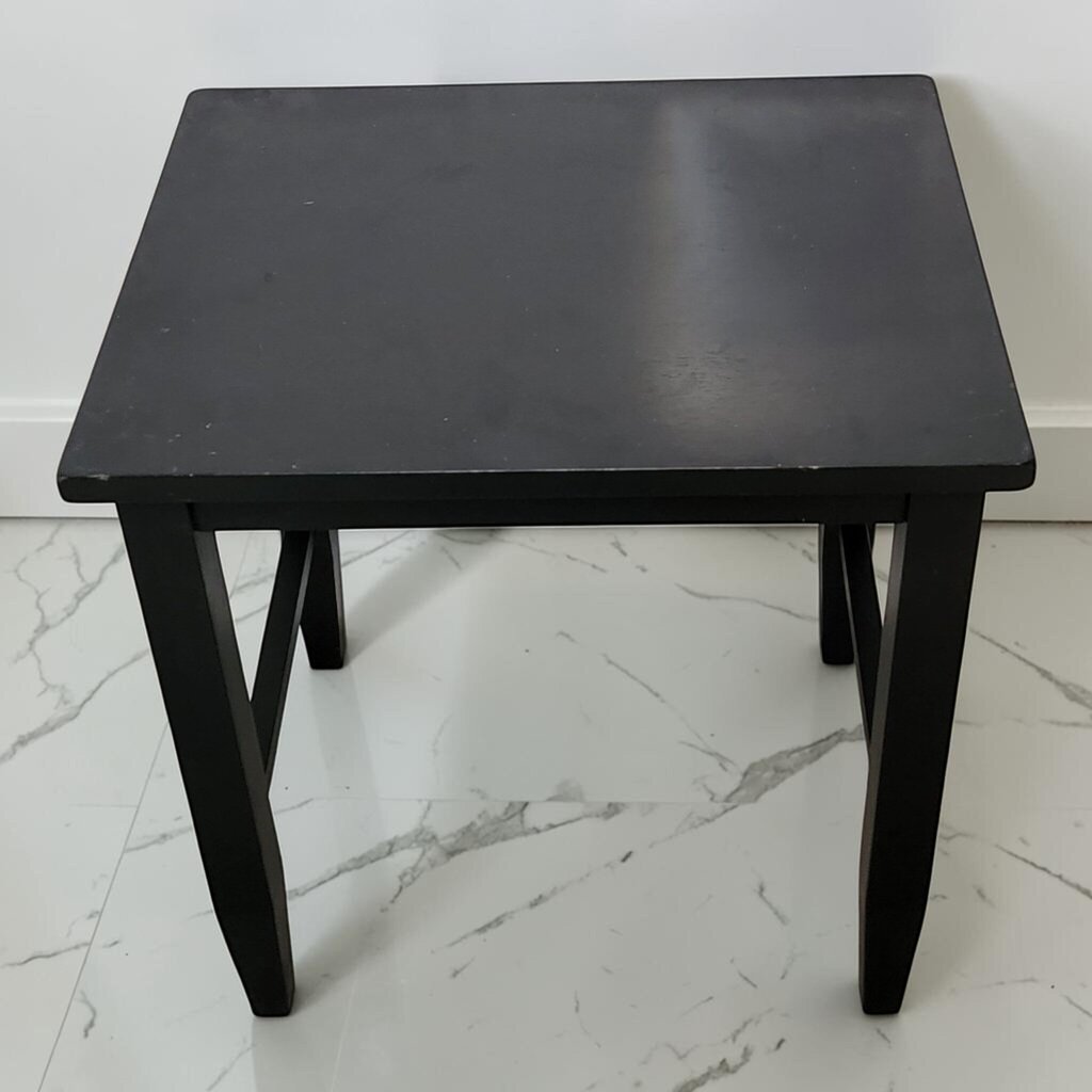 8736 Contemporary Minimalist Black End Table