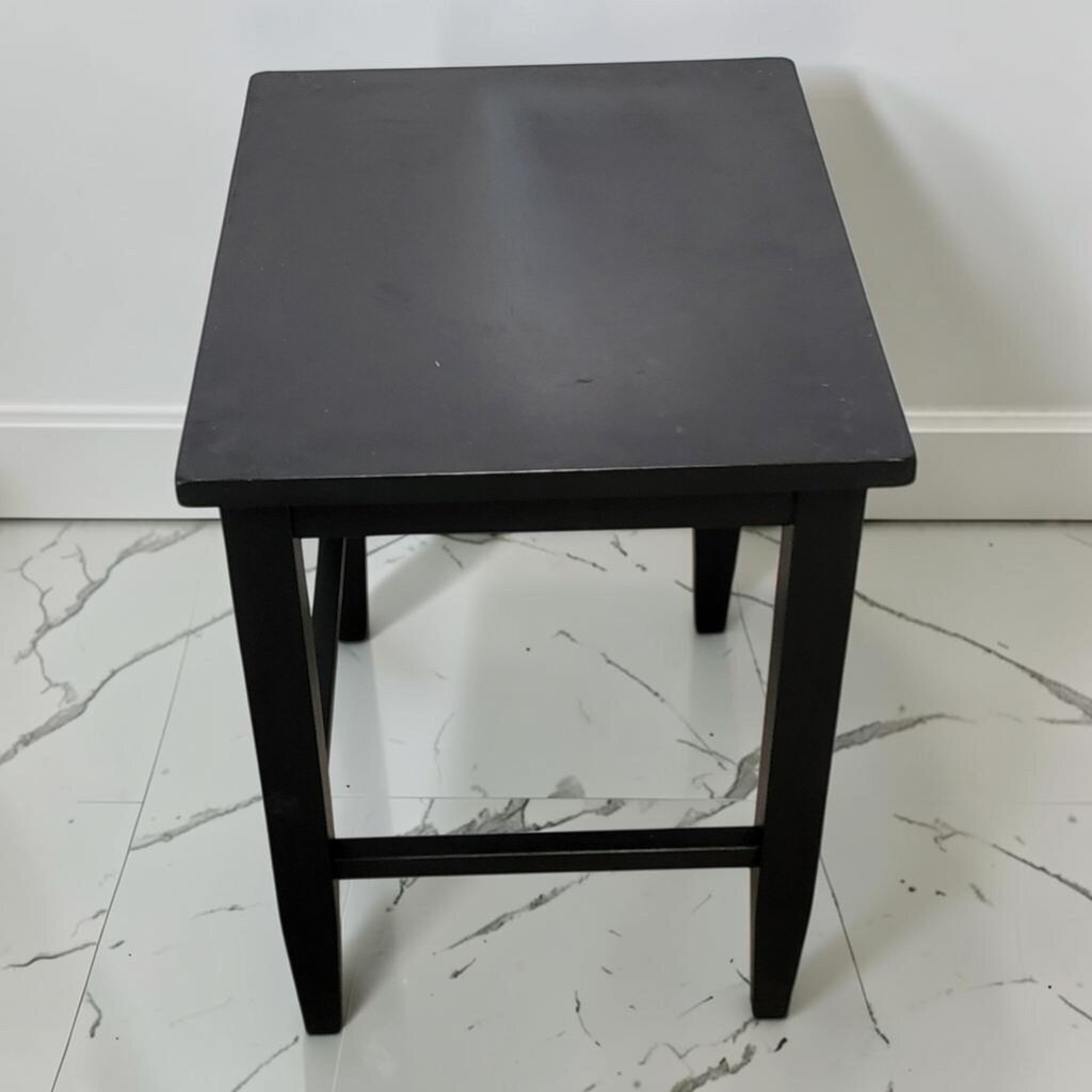 8736 Contemporary Minimalist Black End Table