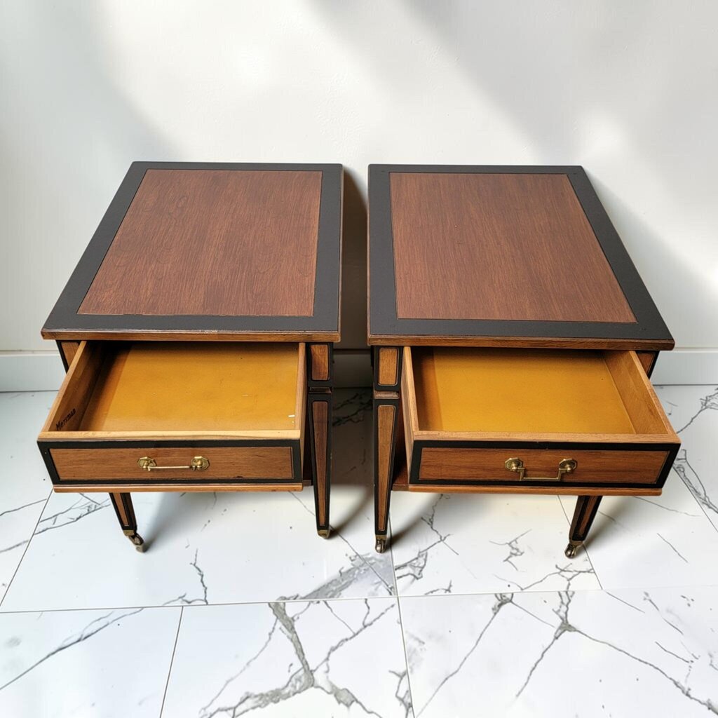 8752-8753 Neo Classical Style 2 Tier End #Table