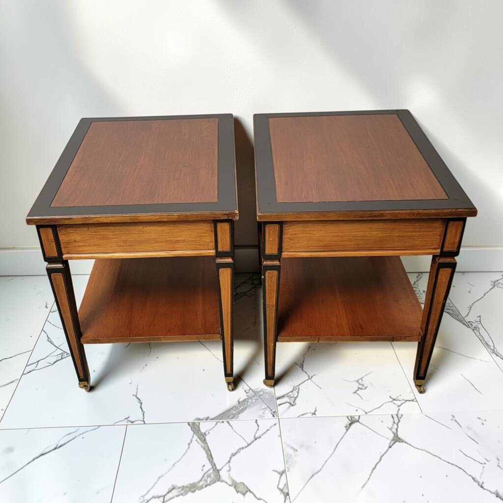 8752-8753 Neo Classical Style 2 Tier End #Table