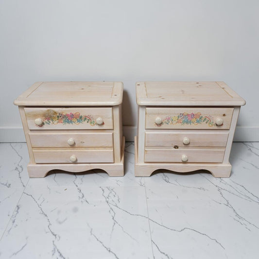 8763-8764 Vintage Floral #Nightstand