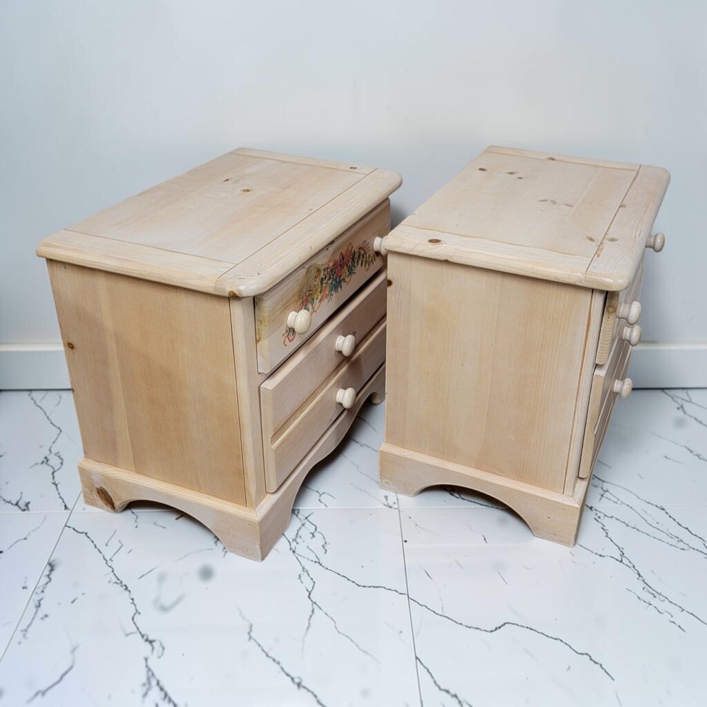 8763-8764 Vintage Floral #Nightstand