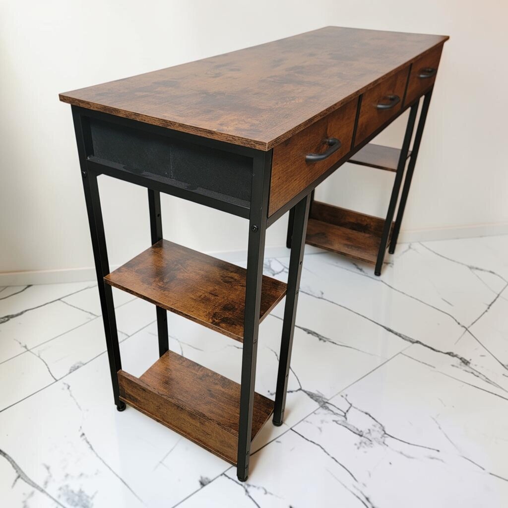 8782 Industrial Wood and Metal #Desk