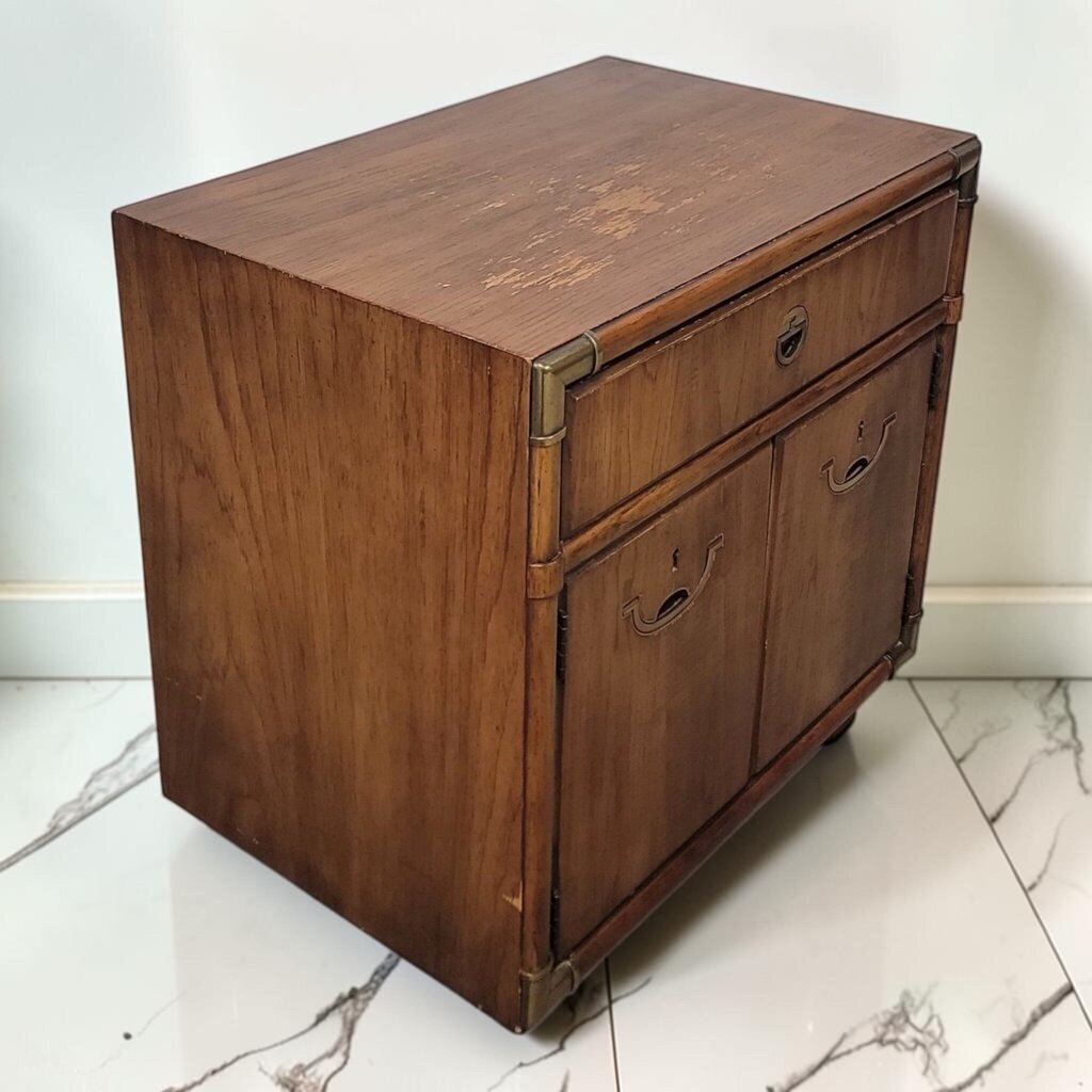 8792 Drexel Oak Cabinet End #Table ~ FURNITURE