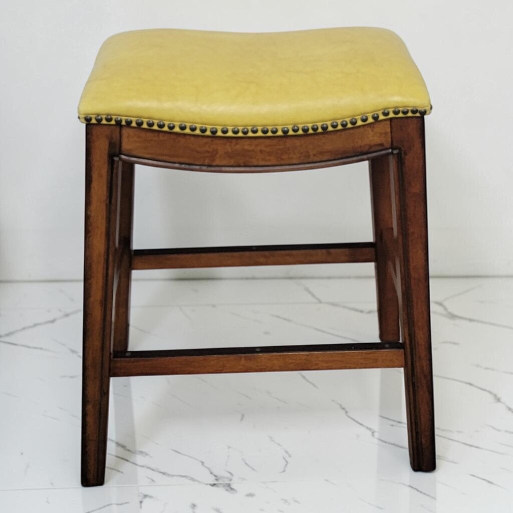 8797 Saddle Seat #Barstool with Nailhead Trim Used ~ FURNITURE