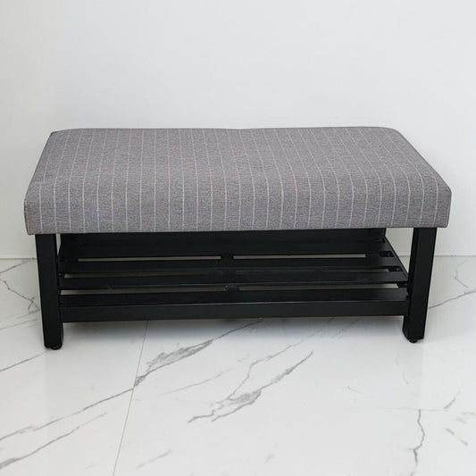 8803 Gray Uphosltered #Bench Used ~ FURNITURE