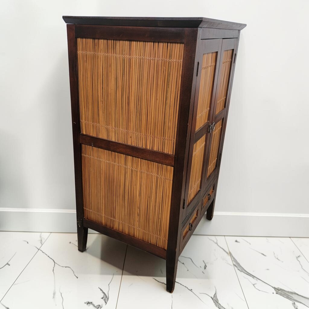 8806 Wood and Reed Entertainment #Armoire ~ FURNITURE
