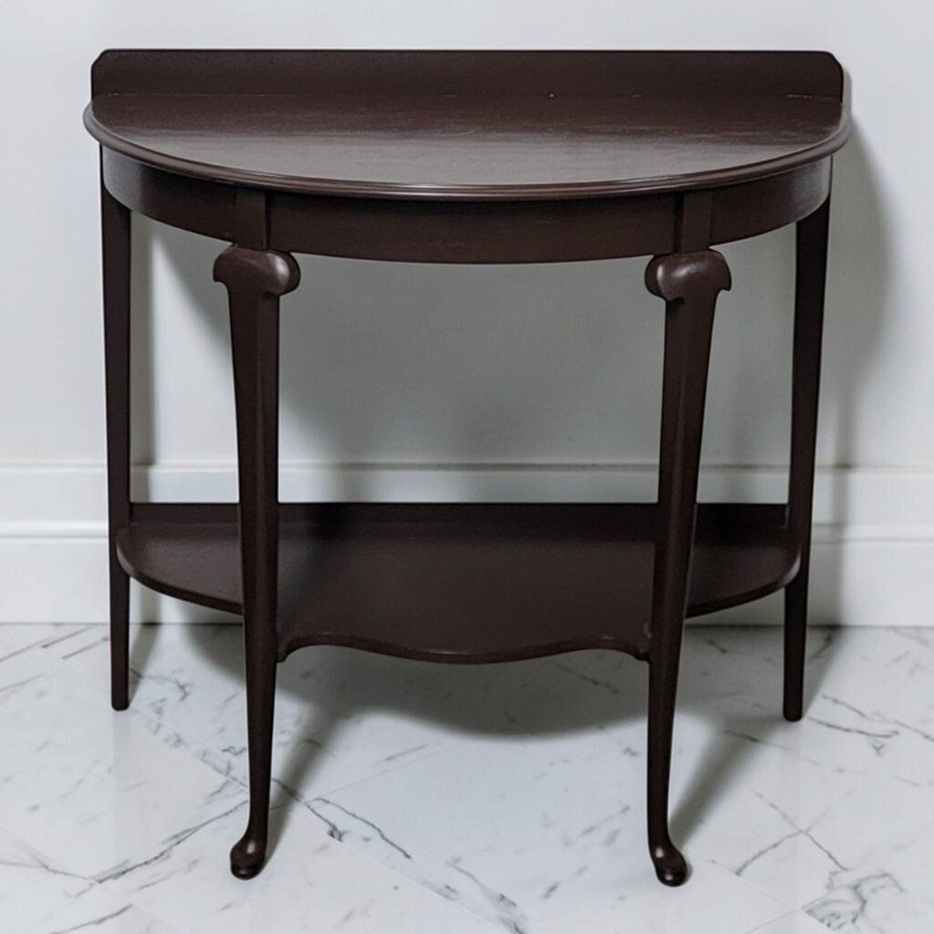 8809 Mid-Century Federal Revival Semi-Circular Console Table