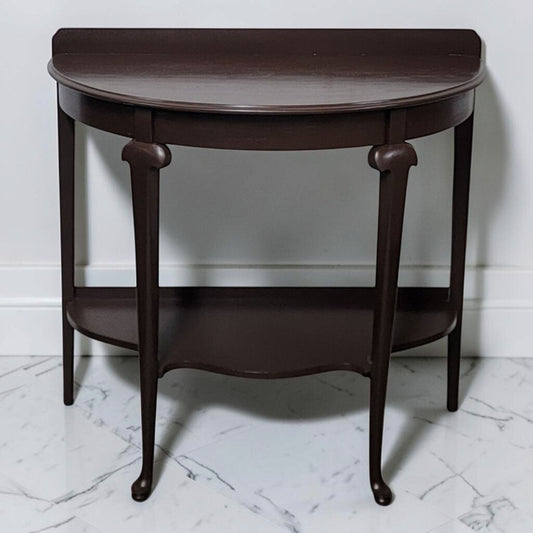 8809 Mid-Century Federal Revival Semi-Circular Console Table