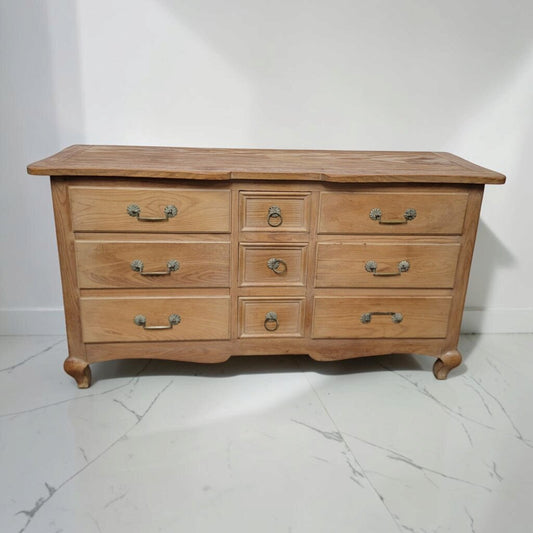 8813 Vintage French Provincial Nine-Drawer #Dresser