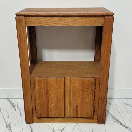8814 Danish Modern Oak Entertainment Cabinet