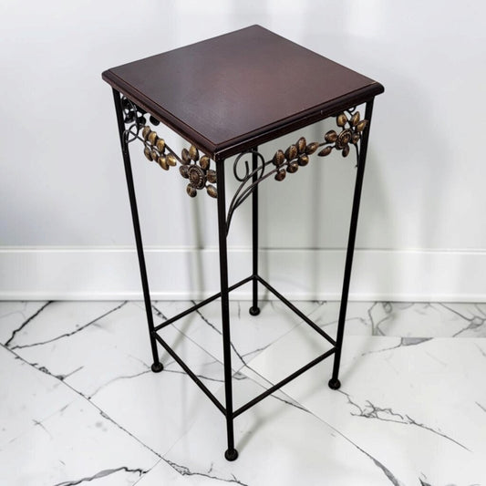 8816 Wire and Wood Floral Accent #Table