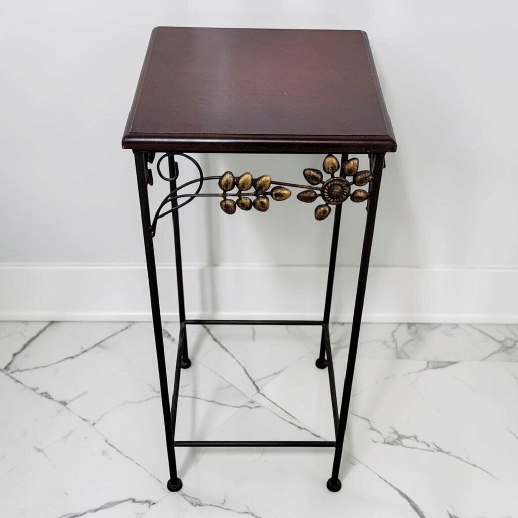 8816 Wire and Wood Floral Accent #Table