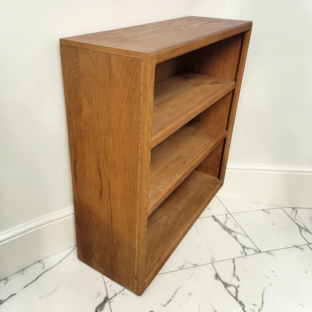 8819 Oak 3 Shelf Bookcase