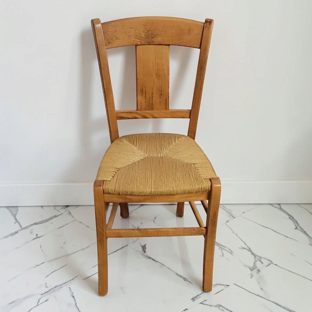 8826 Light Country Maple Side #Chair with Rush Seat