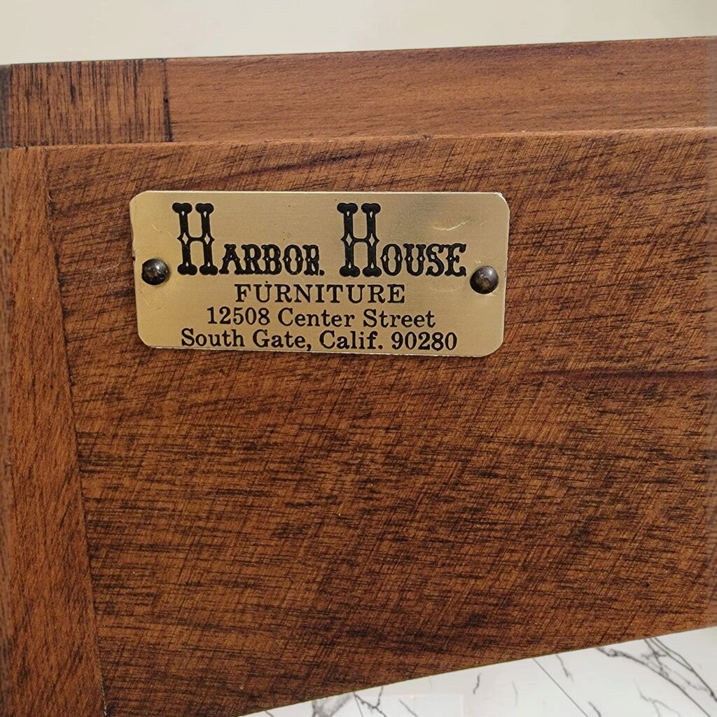 8693 Harbor House Vintage Arched Glass Door Curio Cabinet ~ FURNITURE