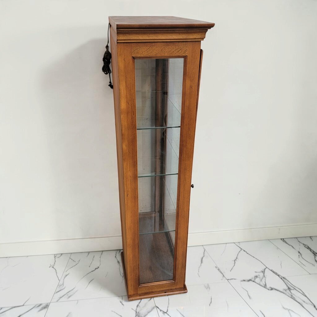 8693 Harbor House Vintage Arched Glass Door Curio Cabinet ~ FURNITURE