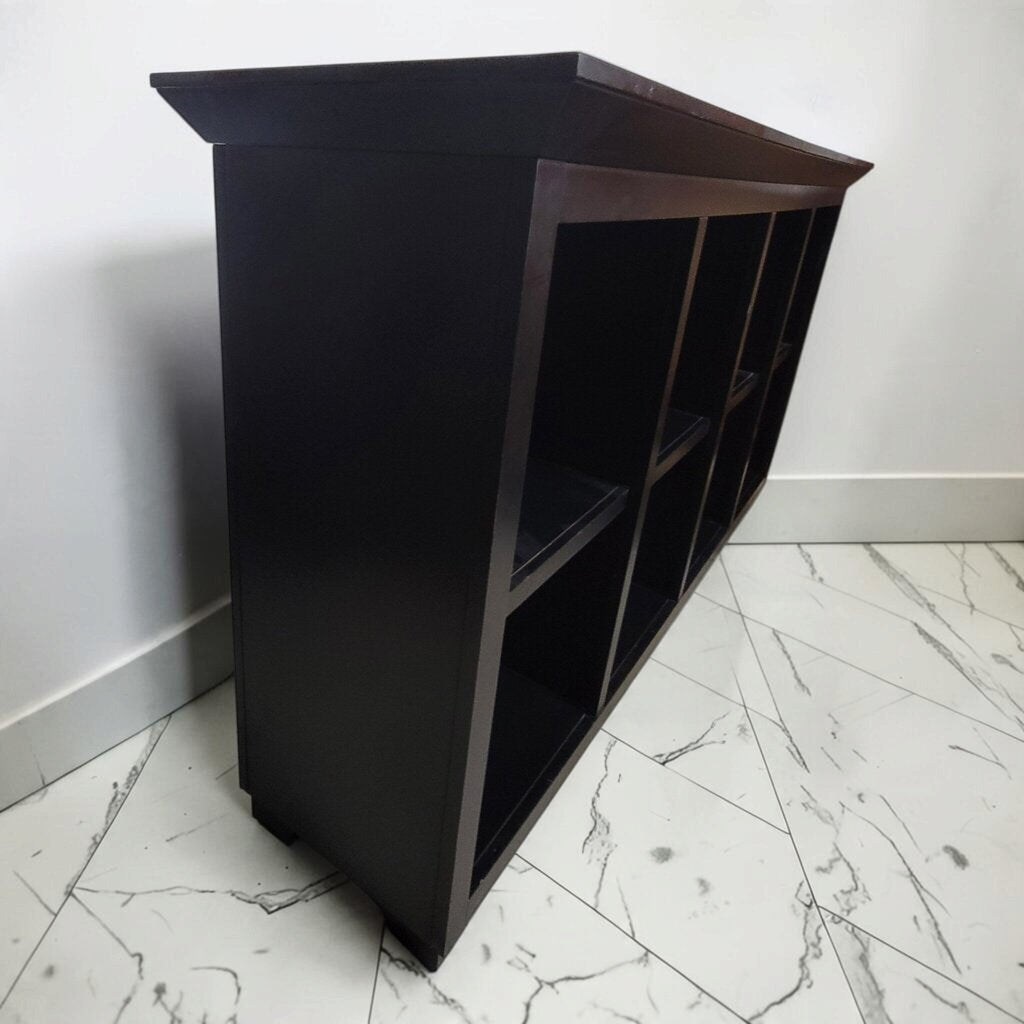8852 Espresso 8-Cube Storage Console #Table