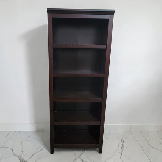 8855 Traditional 5 Shelf Espresso #Bookcase Used ~ FURNITURE