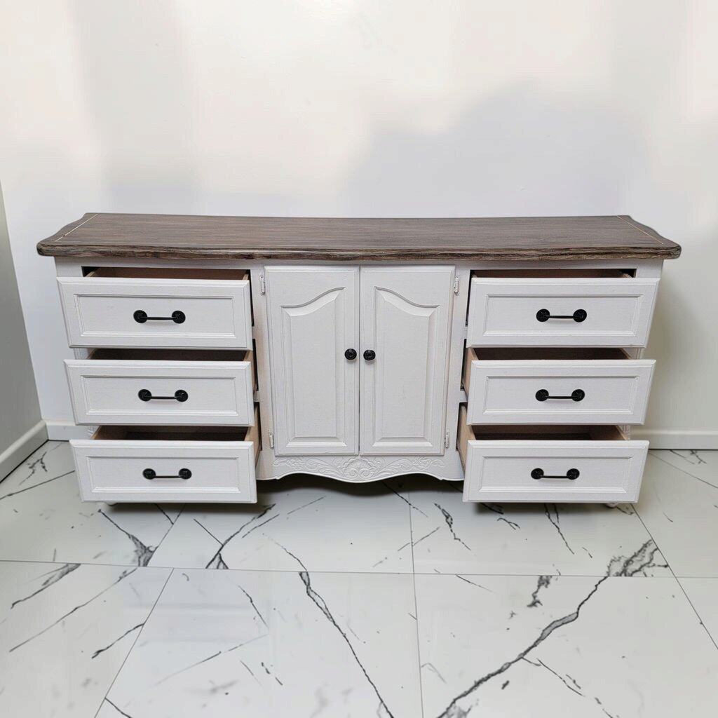 8869 Refinished French Provincial Double #Dresser