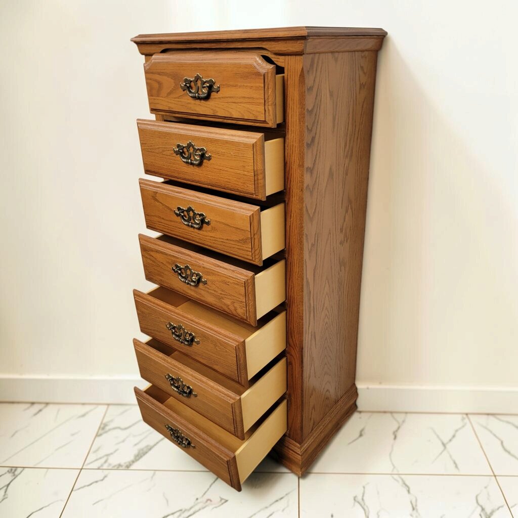 8871 Cochrane Furniture 7- Drawer Oak Lingerie Chest