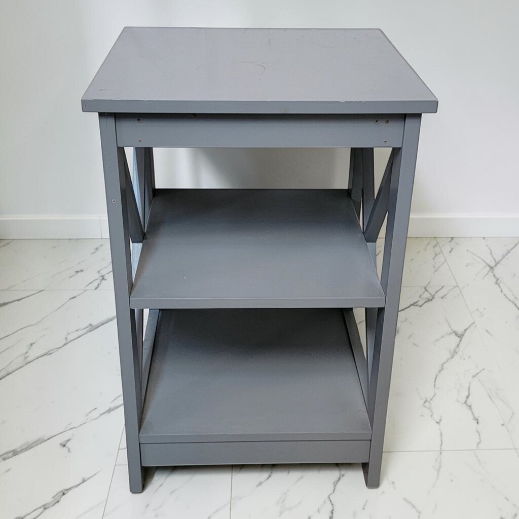 8877 Contemporary Grey X-Frame Accent #Table