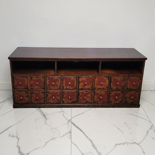 8878 Multi-Drawer Apothecary- Style Media #Console