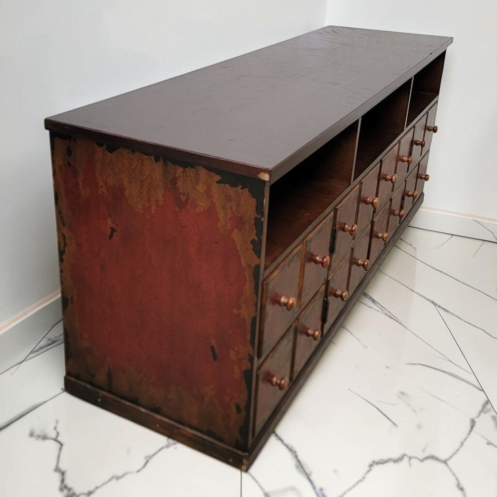 8878 Multi-Drawer Apothecary- Style Media #Console