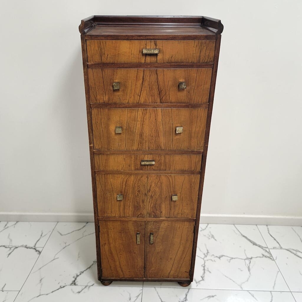 8897 Mid- Century Modern Tall Boy Chest of Drawers and #Cabinet