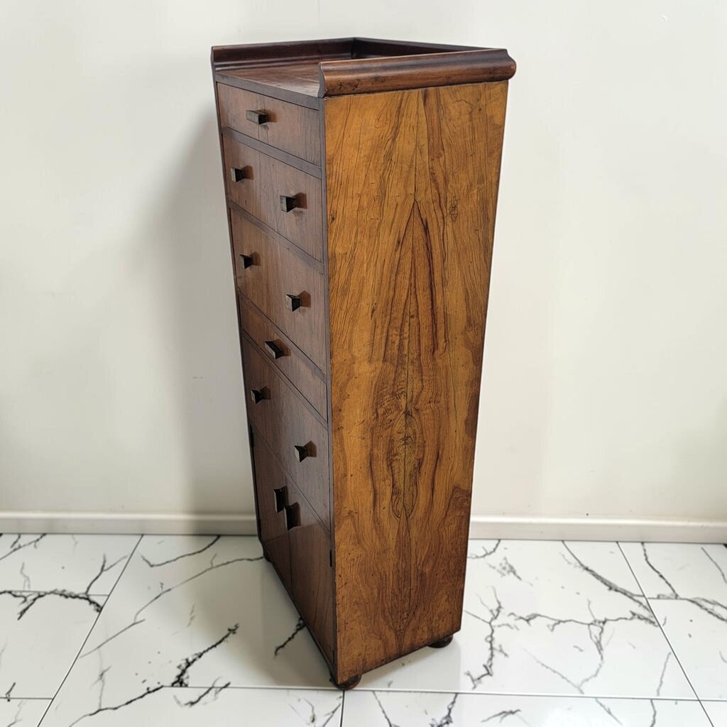8897 Mid- Century Modern Tall Boy Chest of Drawers and #Cabinet