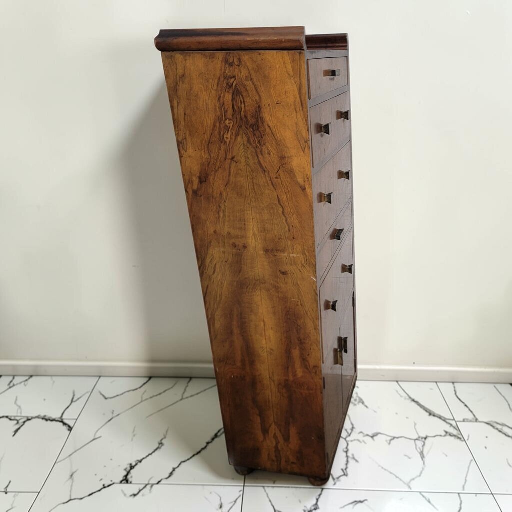 8897 Mid- Century Modern Tall Boy Chest of Drawers and #Cabinet