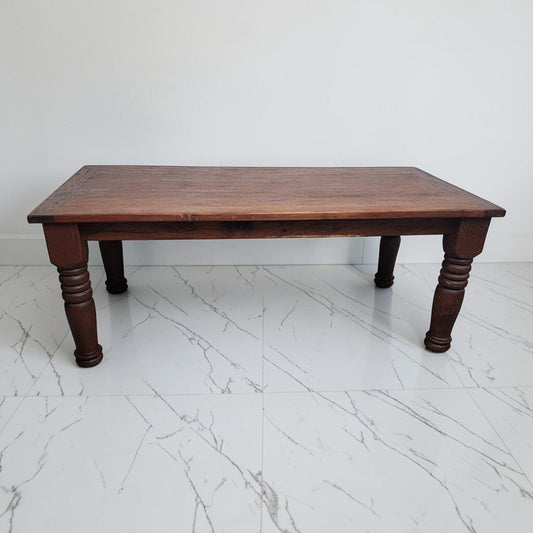 8900 Rustic Solid Wood Harvest #Table Used ~ FURNITURE