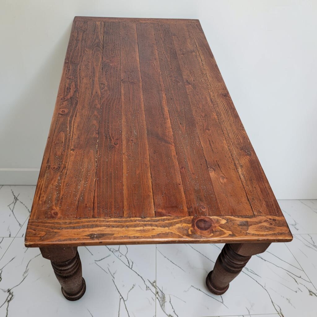 8900 Rustic Solid Wood Harvest #Table