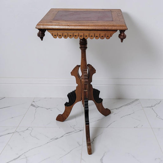 8901 Victorian Renaissance Revival Pedestal #Table Used ~ FURNITURE