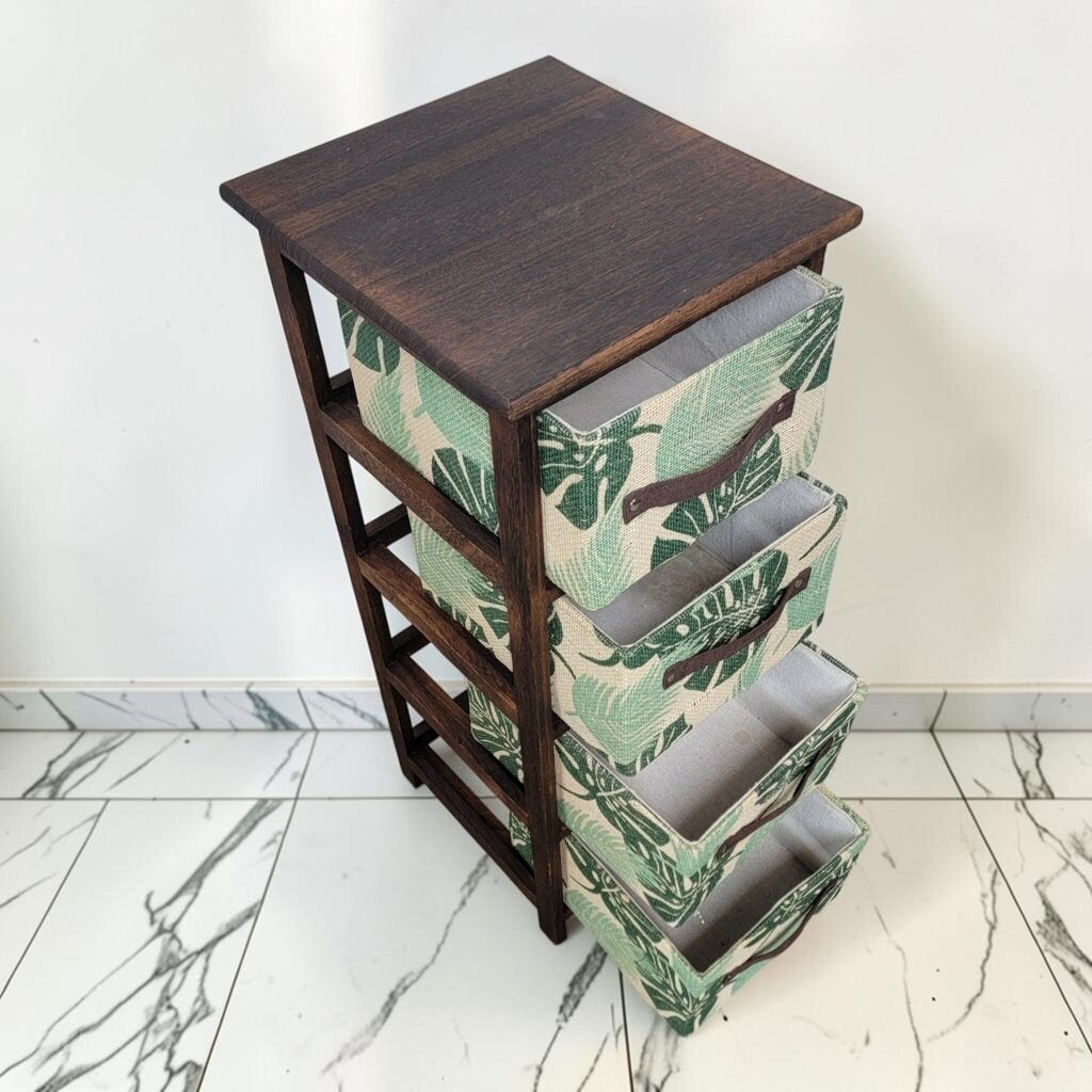 8902 4 Drawer Tropical Botanical Accent Chest