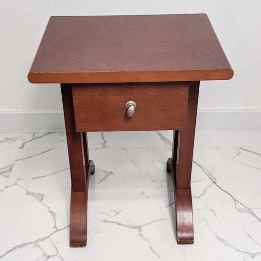 8906 Contemporary Craftsman-Style Single Drawer Side #Table Used ~ FURNITURE