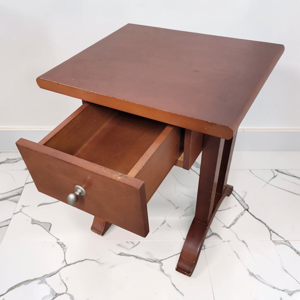 8906 Contemporary Craftsman-Style Single Drawer Side #Table