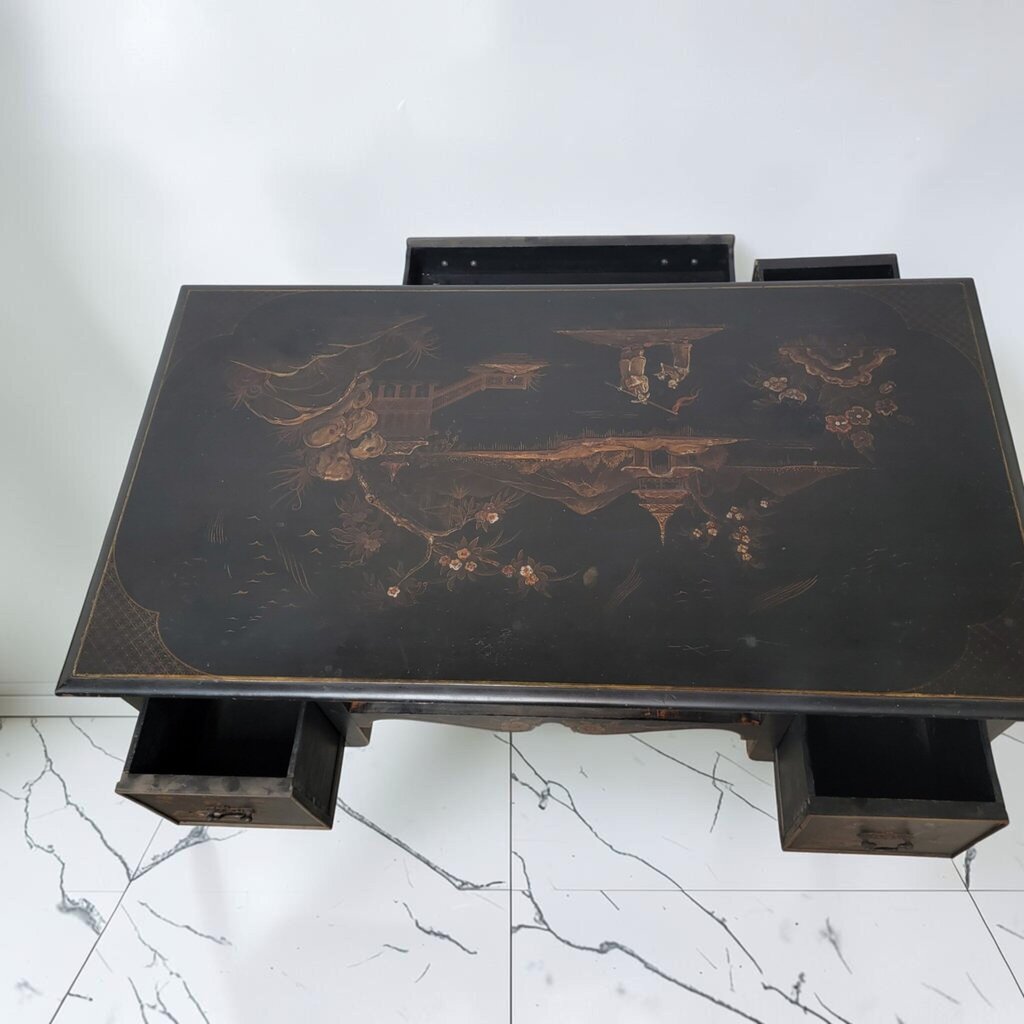 8915 Asian Inspired 1800's Dual Sided #Desk