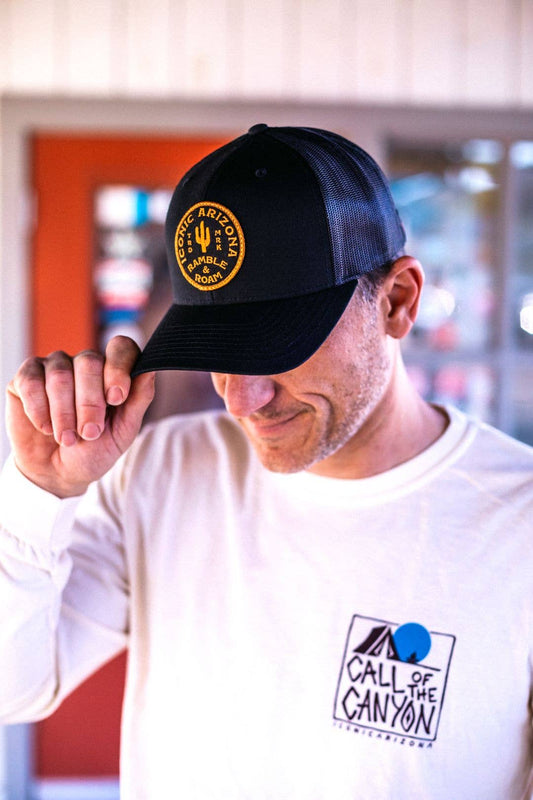 "The Shop" Curved Trucker