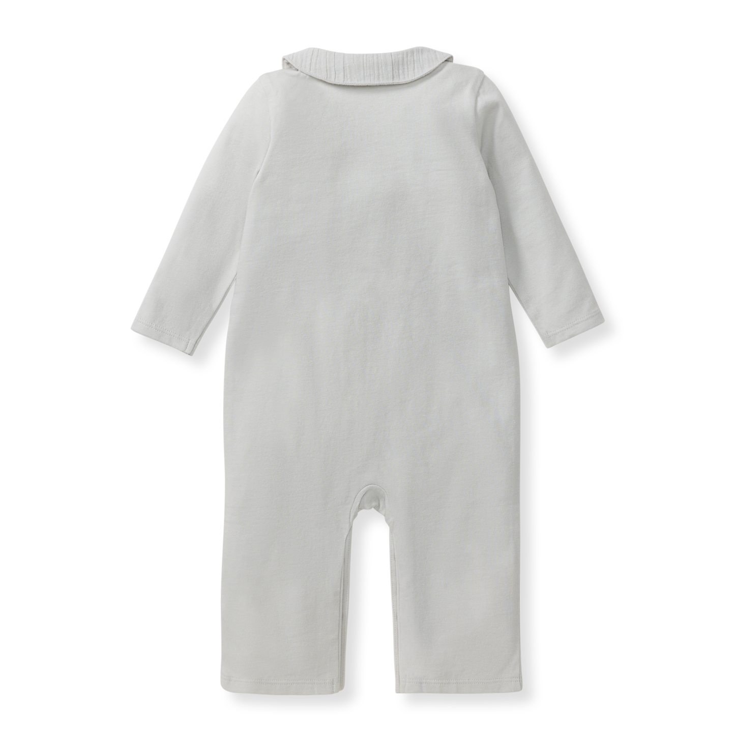 Muslin Collar Infant Boy Jumpsuit