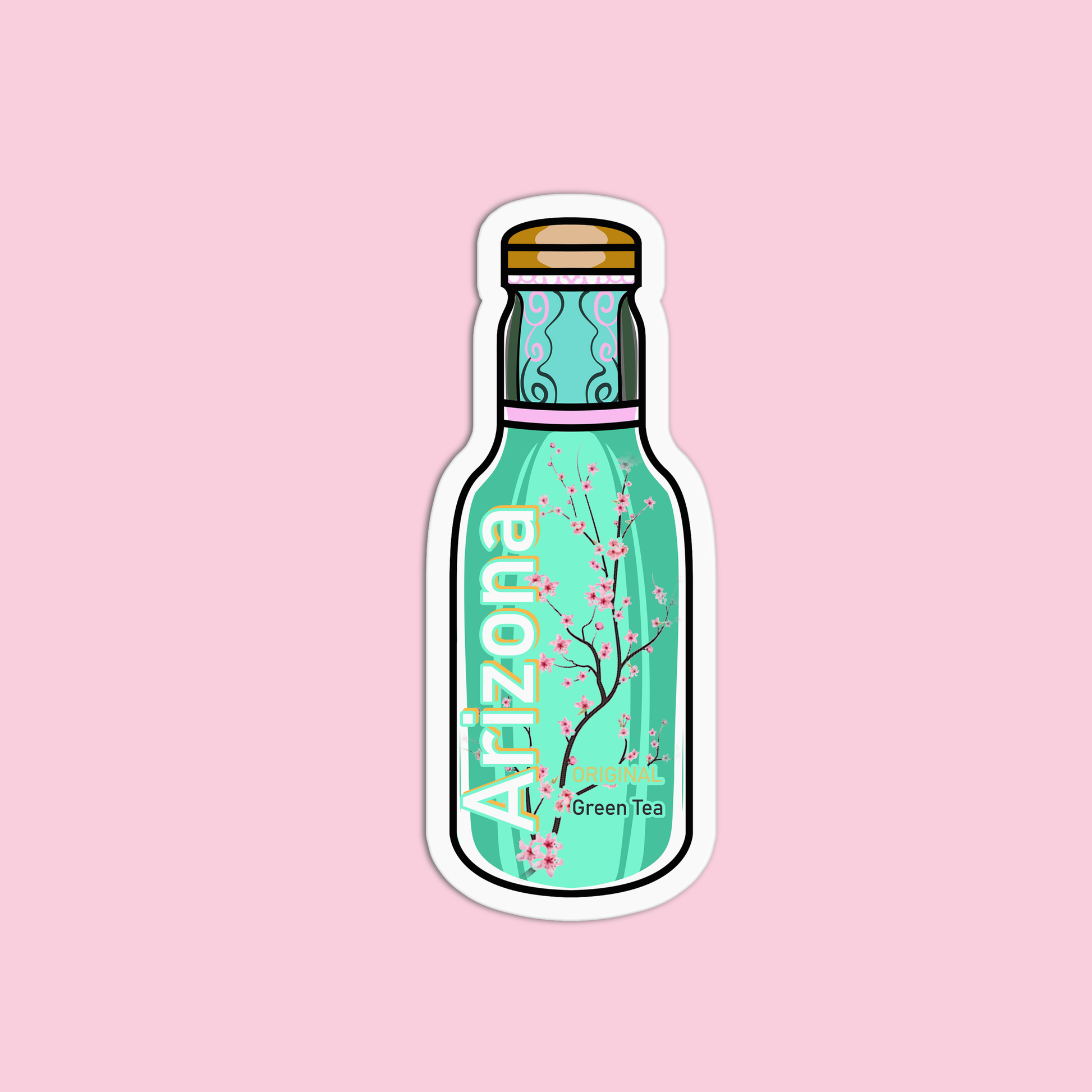 Arizona Drink Vinyl Textured Sticker