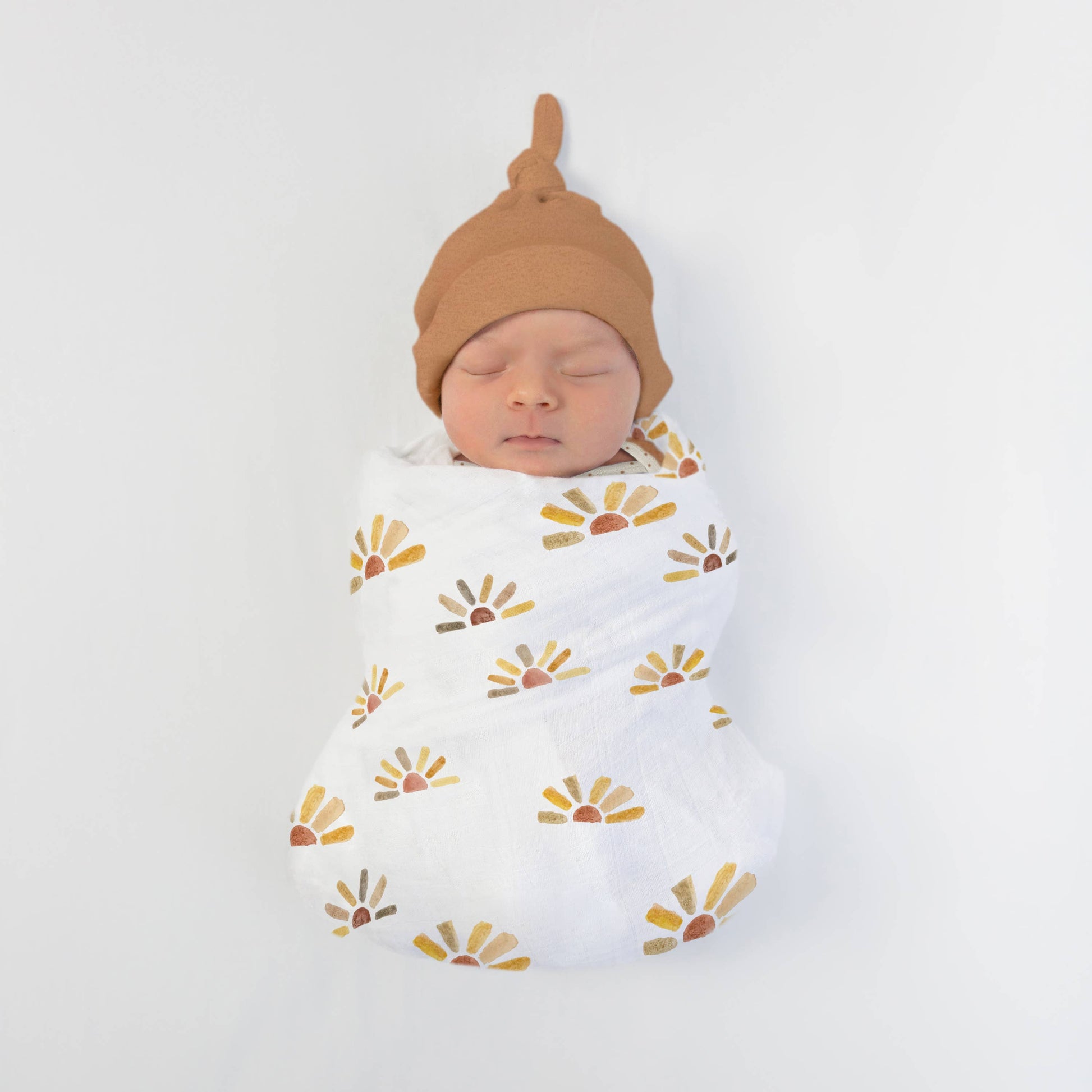 Watercolor Sunny Days Muslin Swaddle Blanket