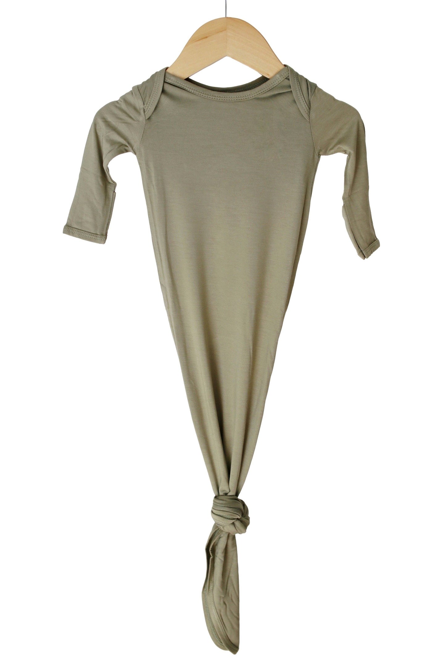 Dried Thyme Bamboo Knotted Gown 0-3 Months