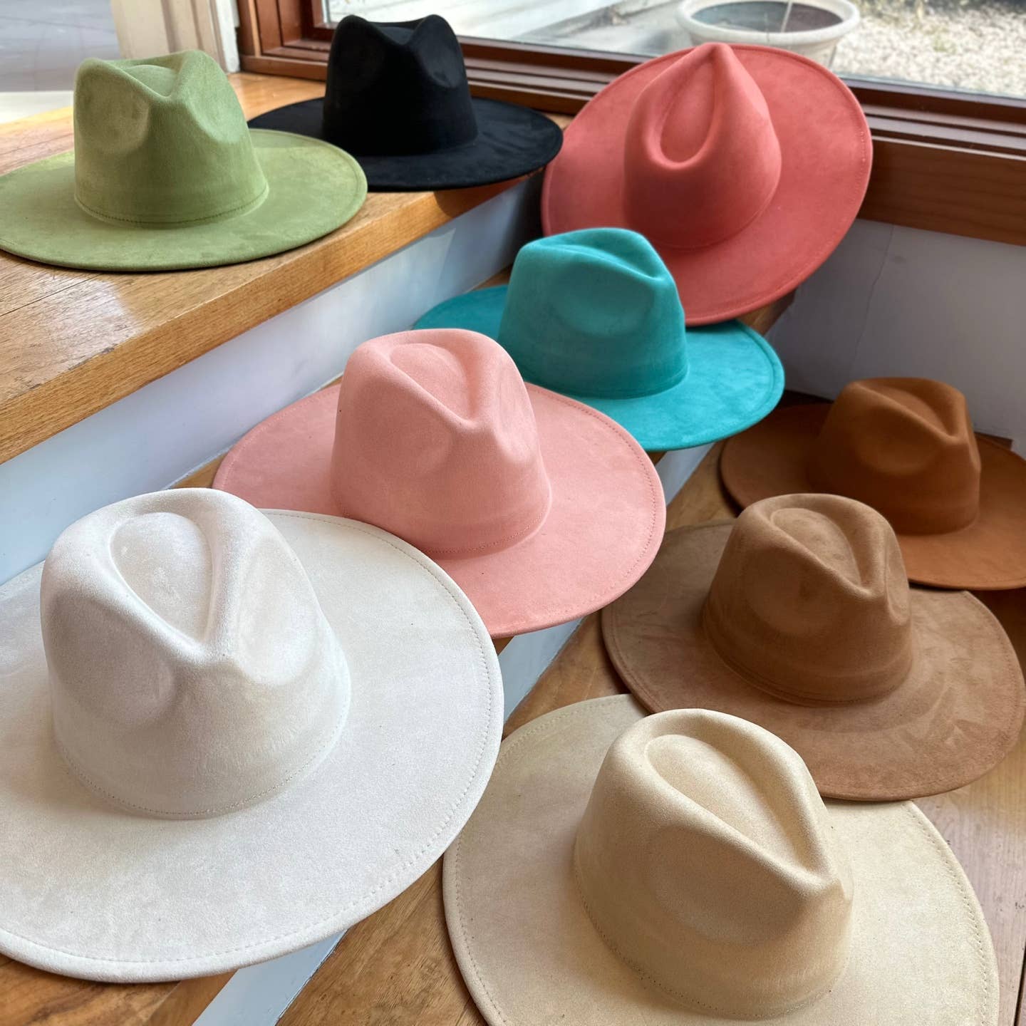 Best seller Fashion Classic Wide Brim Suede Primium Hat
