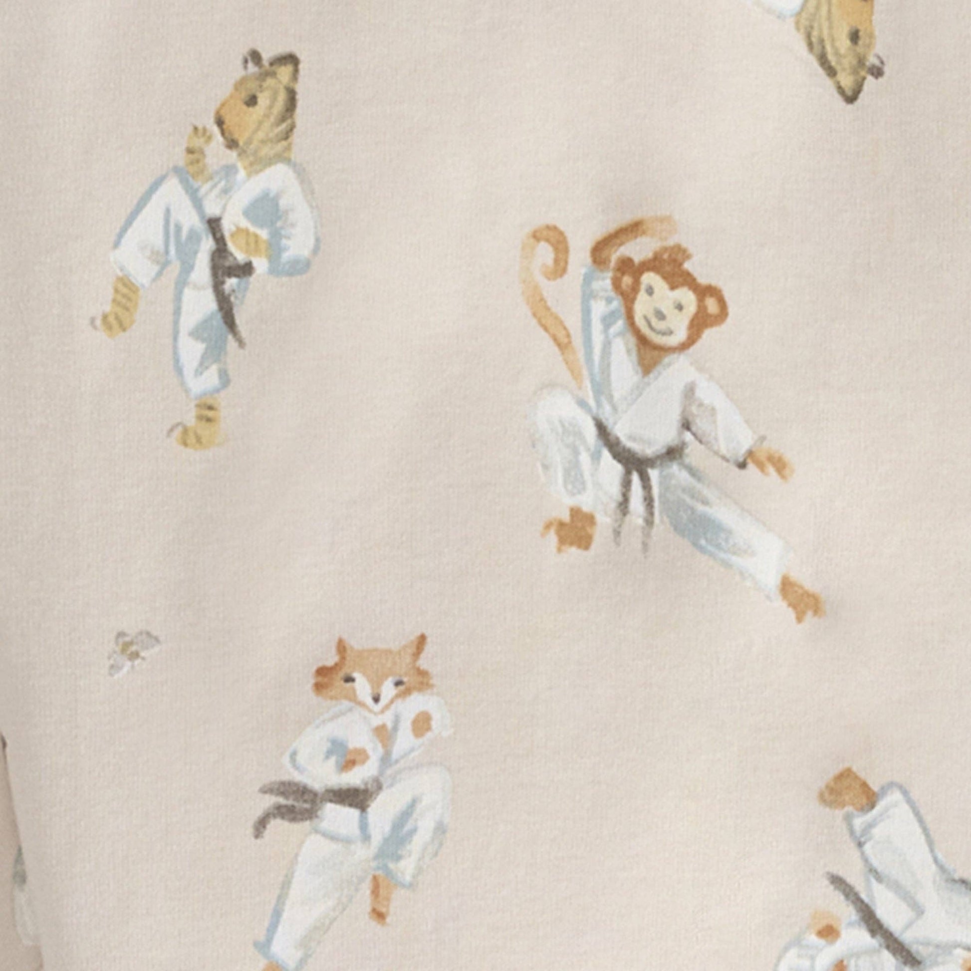 Karate Creatures Organic Cotton Sleeper - Rain Cloud