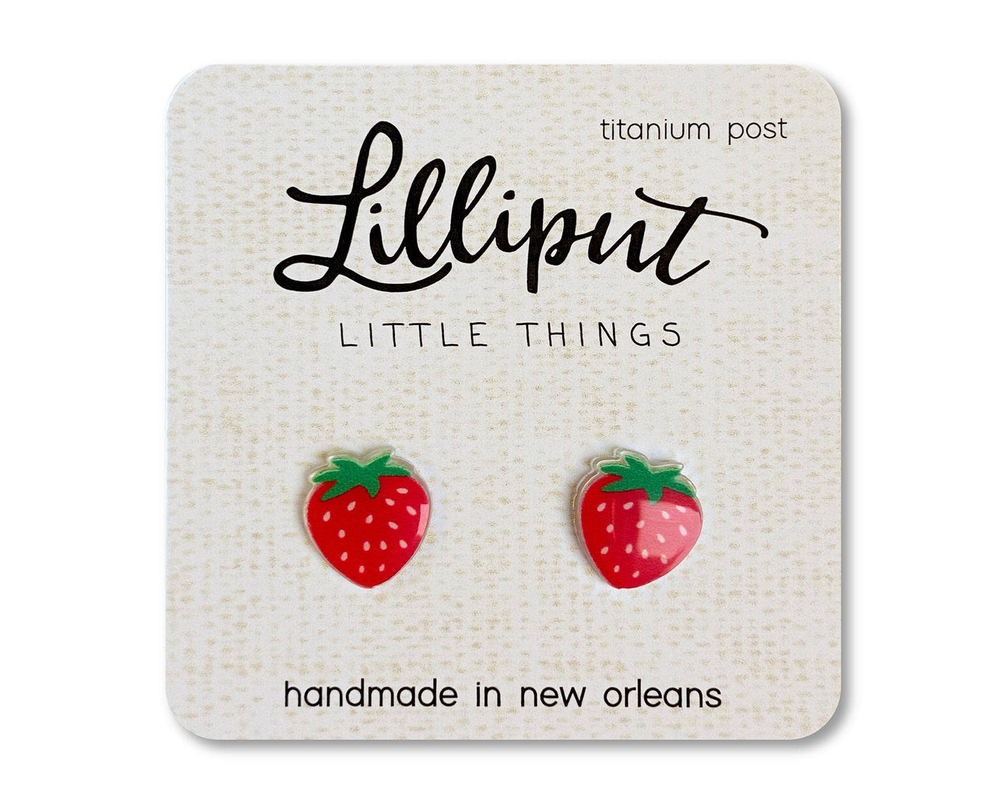 Strawberry Earrings Jewelry