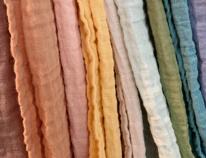 Butterum Muslin Swaddle Blanket, Premium Cotton